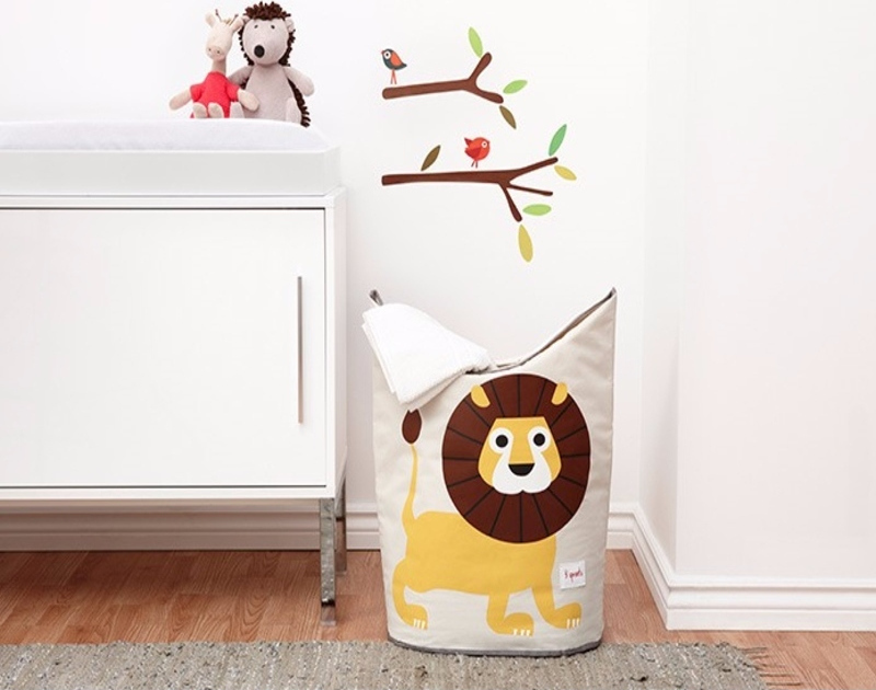3Sprouts Καλάθι για Άπλυτα, Lion - Image 3