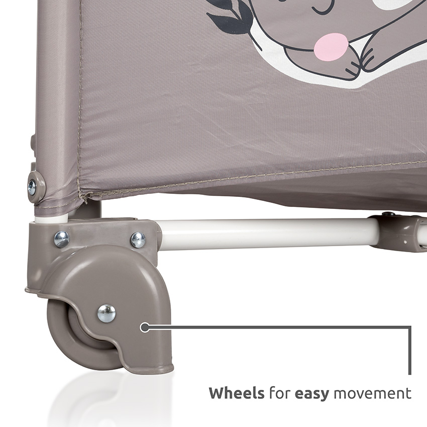 Παρκοκρέβατο Lorelli Moonlight 2 Layers Cool Grey Pandas 10080412362 - Image 10