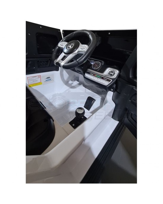 Ηλεκτροκίνητο παιδικό αυτοκίνητο Skorpion Mercedes AMG G63 Original 12V Λευκό - 5247036A - Image 6