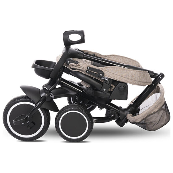 Πτυσσόμενο ποδήλατο τρίκυκλο Lorelli Freccia Beige + Black - Image 2
