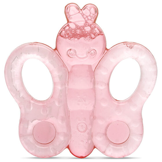 Μασητικό οδοντοφυΐας με νερό Lorelli Butterfly Shell Pink