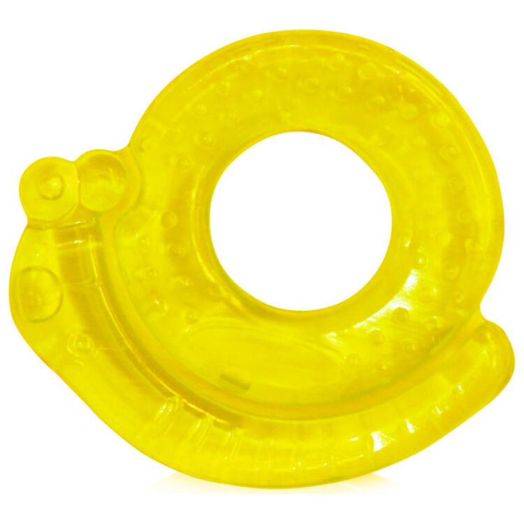 Μασητικό οδοντοφυΐας με νερό Lorelli Snail Yellow