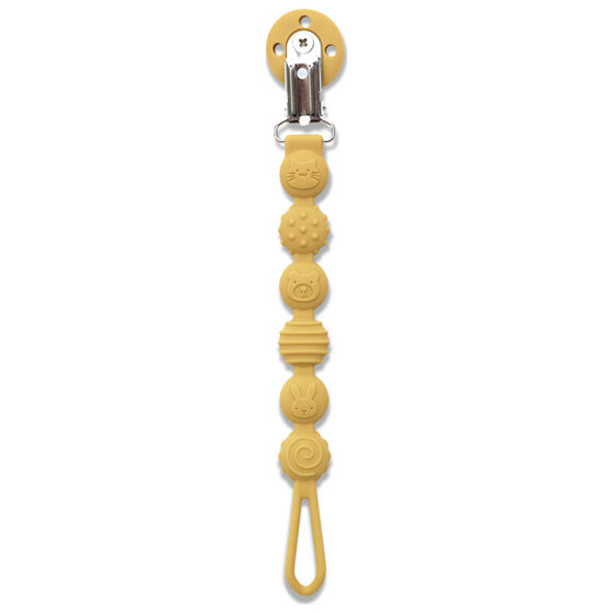 Κλιπ πιπίλας σιλικόνη Lorelli Yellow - Image 3