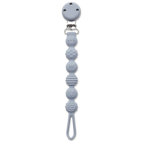 Κλιπ πιπίλας σιλικόνη Lorelli Grey