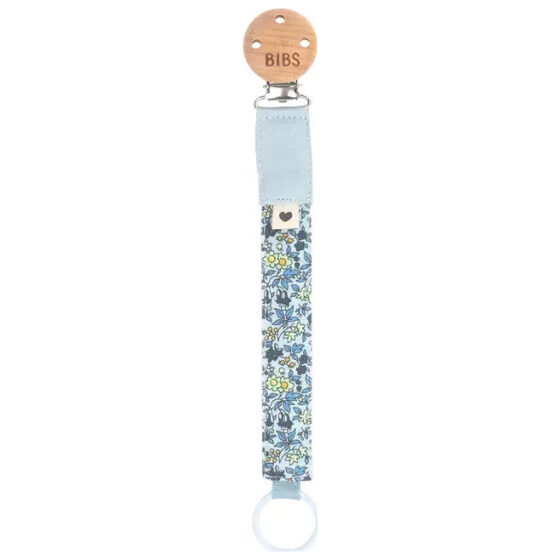 BIBS Κλιπ πιπίλας X Liberty Chamomile Lawn Baby Blue