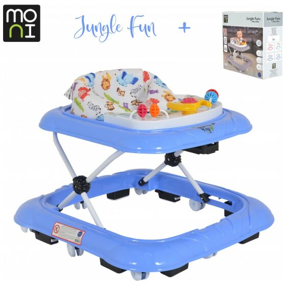 Περπατούρα Moni Jungle Fun+ Blue