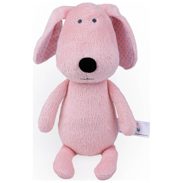 Παιχνίδι αγκαλιάς Bali Bazoo 81991 Dog Pink 28cm