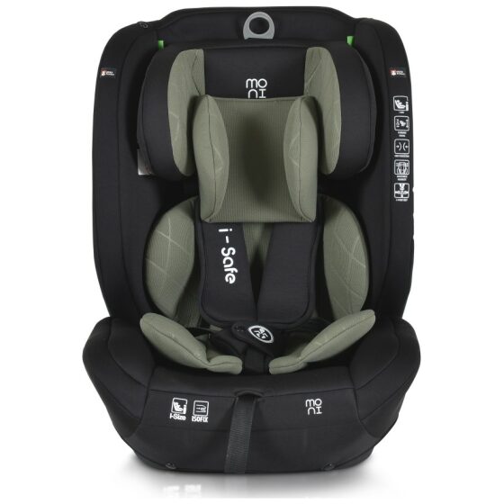 Κάθισμα αυτοκινήτου Moni Isafe Green 76-150cm - Image 2