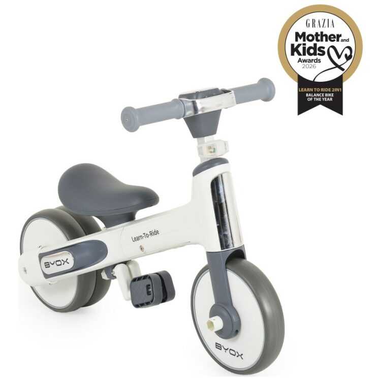 Μίνι ποδήλατο ισορροπίας Byox, Learn to Ride 2 in 1 White
