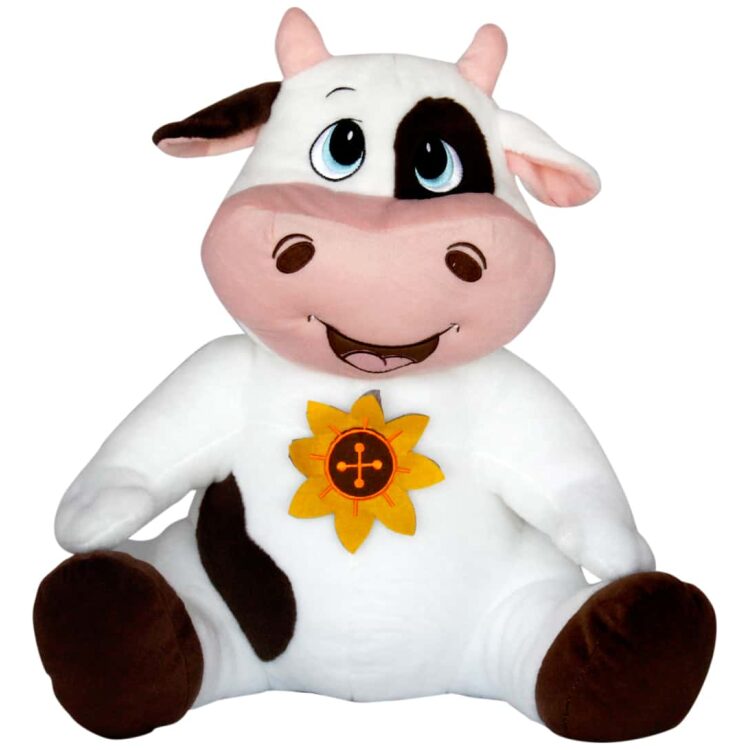 Λούτρινο παιχνίδι Cow With Flower 48cm