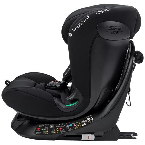Κάθισμα αυτοκινήτου Osann Taos 360 Midi i-Size Black 76-150 εκ. - Image 6