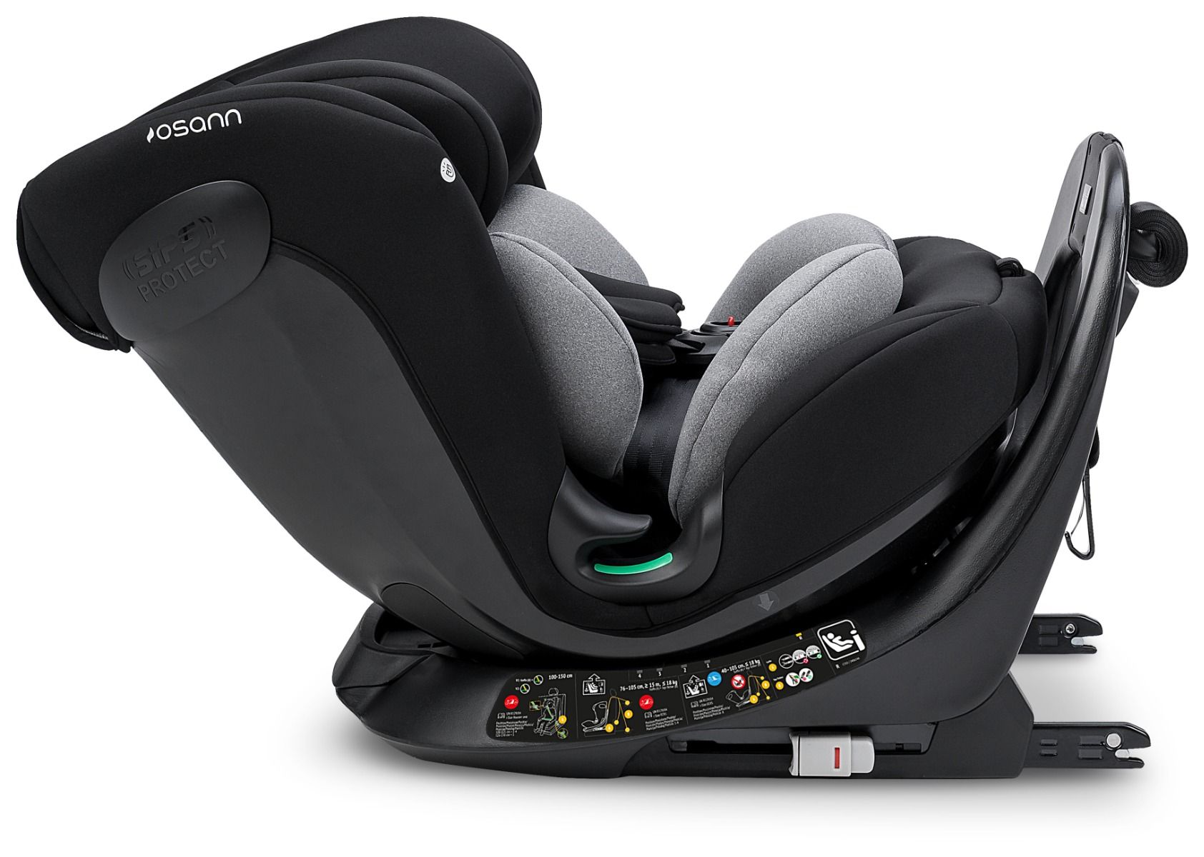Κάθισμα αυτοκινήτου Osann Taos 360 i-Size 40-150cm Grey Melange - Image 7