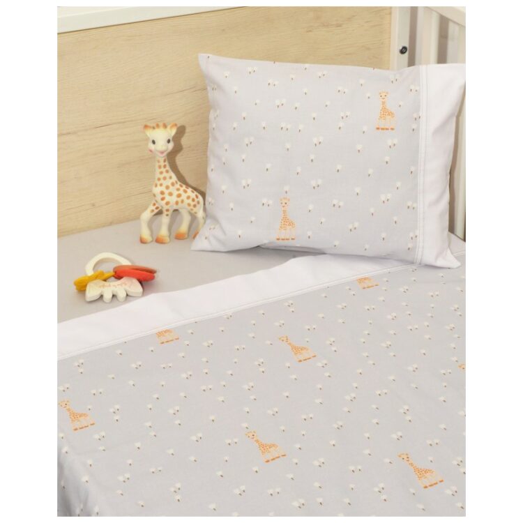 Σεντόνια κούνιας 3 τεμ. Sophie La Girafe Σχέδιο 505