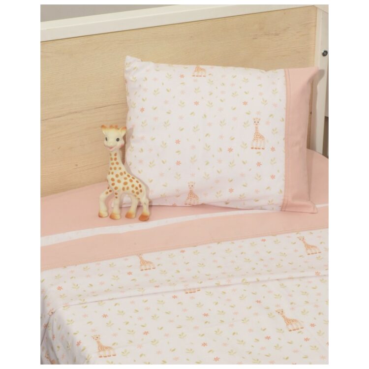 Σεντόνια κούνιας 3 τεμ. Sophie La Girafe Σχέδιο 502