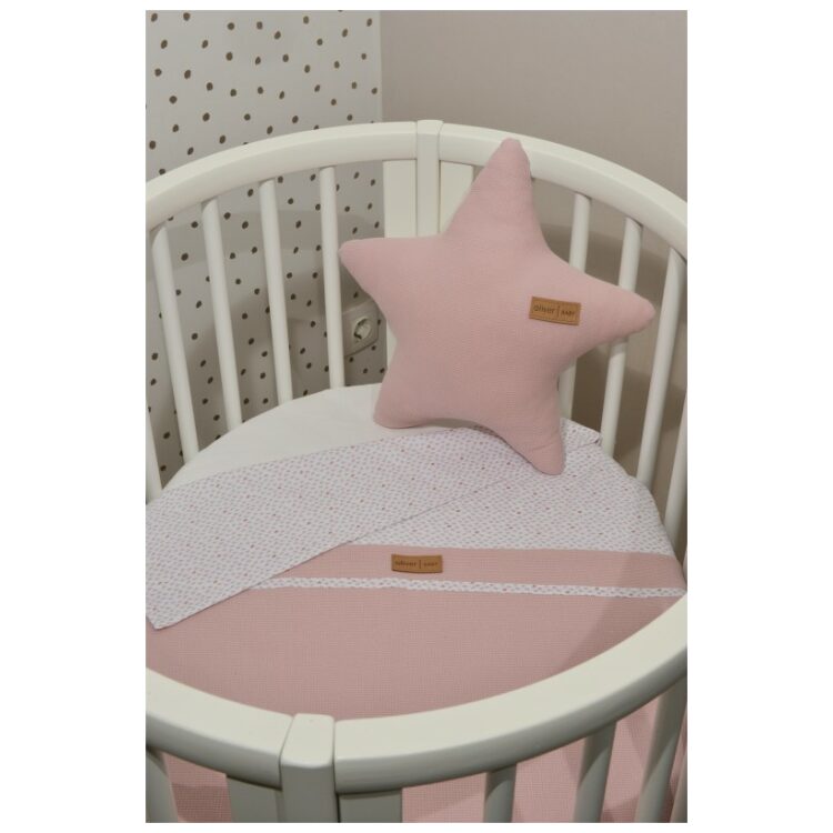 Κουβέρτα καλοκαιρινή, διπλής όψης, Baby Oliver des. 402 75×95 Σάπιο Μήλο