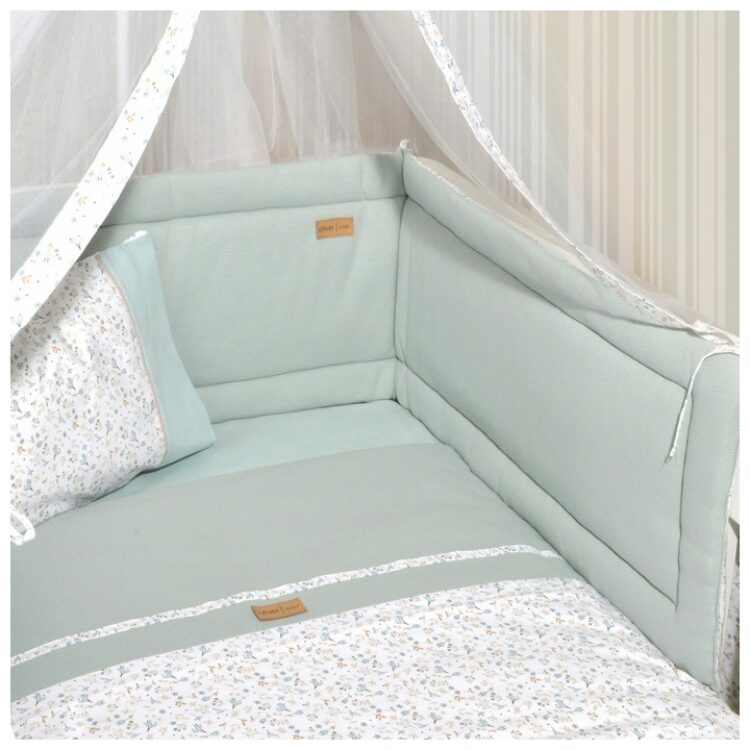 Πάντα Διπλής Όψης 34x210 Oliver Baby Des.403 Μέντα