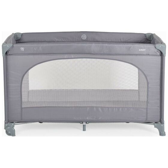 Παρκοκρέβατο Moni 1 Layer Uno Grey - Image 3