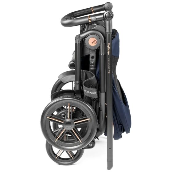 Σύστημα μεταφοράς 2 σε 1 Peg Perego Veloce TC Brio & Port Bebe Belvedere, Blue Shine - Image 5