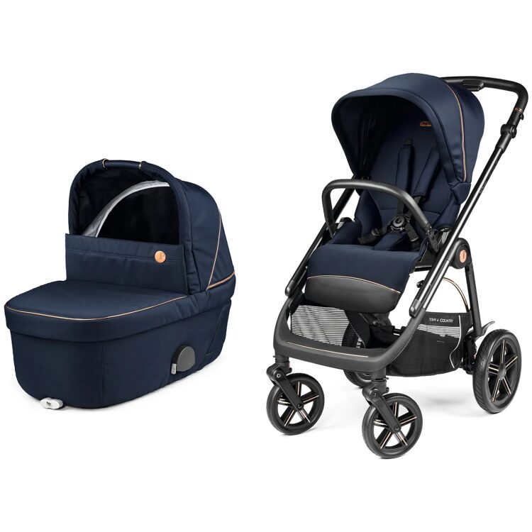 Σύστημα μεταφοράς 2 σε 1 Peg Perego Veloce TC Brio & Port Bebe Belvedere, Blue Shine