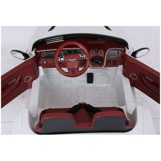 Ηλεκτροκίνητο παιδικό αυτοκίνητο Skorpion 12V Bentley Continental Supersports Λευκό - Image 10