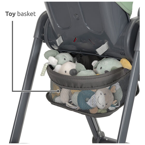 Καρέκλα φαγητού Lorelli Party Grey Leather - Image 4