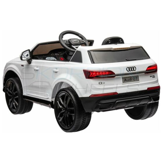 Ηλεκτροκίνητο παιδικό αυτοκίνητο Skorpion Audi Q7 Original 12V Λευκό - Image 4