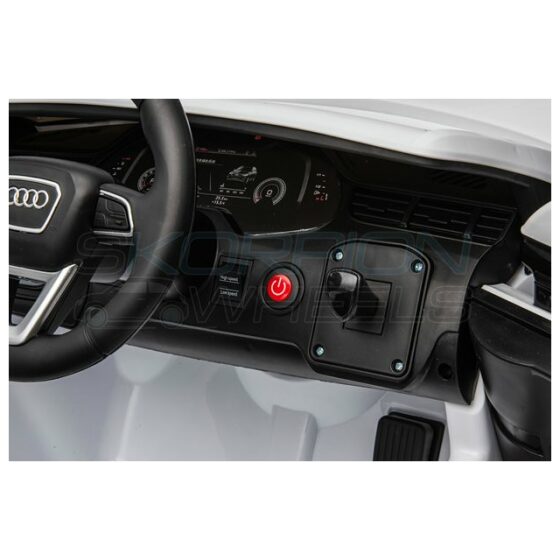 Ηλεκτροκίνητο παιδικό αυτοκίνητο Skorpion Audi Q7 Original 12V Λευκό - Image 6