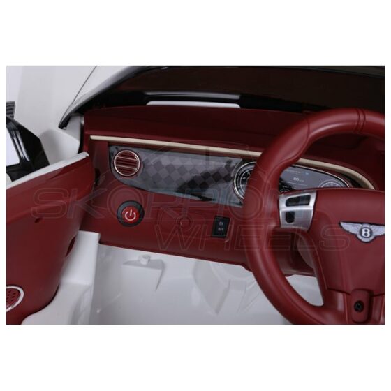 Ηλεκτροκίνητο παιδικό αυτοκίνητο Skorpion 12V Bentley Continental Supersports Λευκό - Image 11