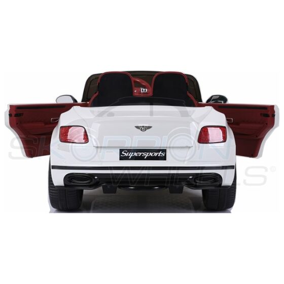 Ηλεκτροκίνητο παιδικό αυτοκίνητο Skorpion 12V Bentley Continental Supersports Λευκό - Image 9