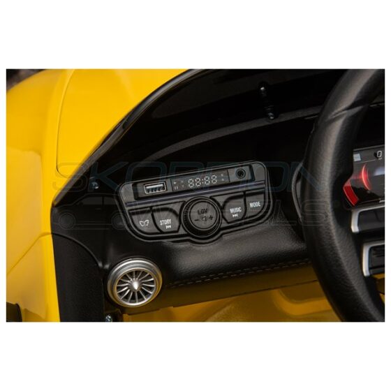 Ηλεκτροκίνητο παιδικό αυτοκίνητο Skorpion Mercedes Benz SL 63 AMG Original 12V Κίτρινο - Image 11