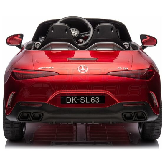 Ηλεκτροκίνητο παιδικό αυτοκίνητο Skorpion Mercedes Benz SL 63 AMG Original 12V Μπορντό - Image 5