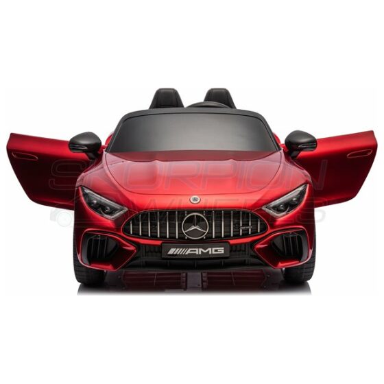 Ηλεκτροκίνητο παιδικό αυτοκίνητο Skorpion Mercedes Benz SL 63 AMG Original 12V Μπορντό - Image 7