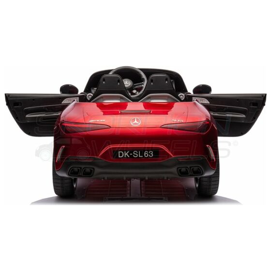 Ηλεκτροκίνητο παιδικό αυτοκίνητο Skorpion Mercedes Benz SL 63 AMG Original 12V Μπορντό - Image 8