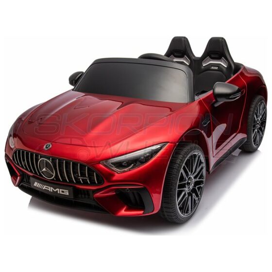Ηλεκτροκίνητο παιδικό αυτοκίνητο Skorpion Mercedes Benz SL 63 AMG Original 12V Μπορντό - Image 6