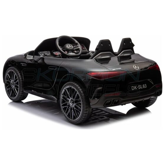 Ηλεκτροκίνητο παιδικό αυτοκίνητο Skorpion Mercedes Benz SL 63 AMG Original 12V Μαύρο - Image 5
