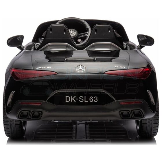 Ηλεκτροκίνητο παιδικό αυτοκίνητο Skorpion Mercedes Benz SL 63 AMG Original 12V Μαύρο - Image 6