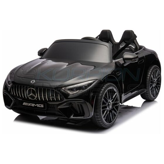 Ηλεκτροκίνητο παιδικό αυτοκίνητο Skorpion Mercedes Benz SL 63 AMG Original 12V Μαύρο - Image 7