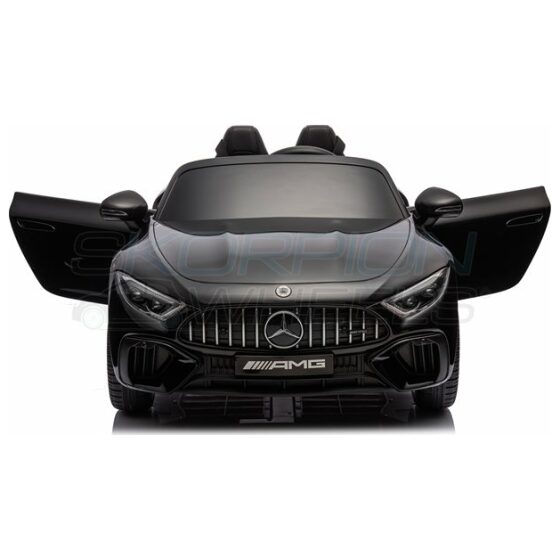 Ηλεκτροκίνητο παιδικό αυτοκίνητο Skorpion Mercedes Benz SL 63 AMG Original 12V Μαύρο - Image 3
