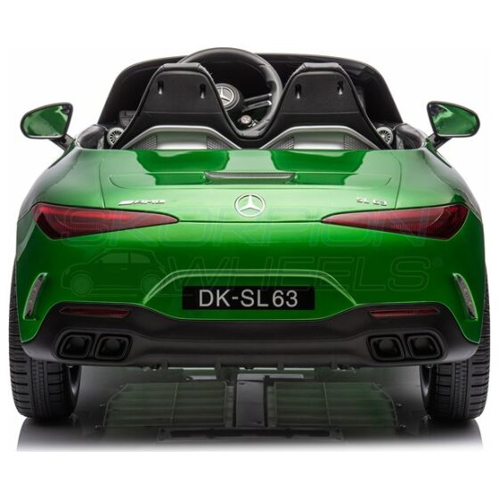 Ηλεκτροκίνητο παιδικό αυτοκίνητο Skorpion Mercedes Benz SL 63 AMG Original 12V Πράσινο - Image 6
