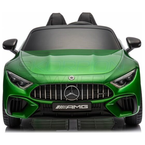 Ηλεκτροκίνητο παιδικό αυτοκίνητο Skorpion Mercedes Benz SL 63 AMG Original 12V Πράσινο - Image 2
