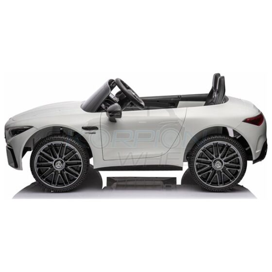 Ηλεκτροκίνητο παιδικό αυτοκίνητο Skorpion Mercedes Benz SL 63 AMG Original 12V Λευκό - Image 3