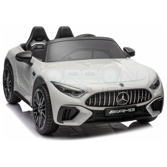 Ηλεκτροκίνητο παιδικό αυτοκίνητο Skorpion Mercedes Benz SL 63 AMG Original 12V Λευκό