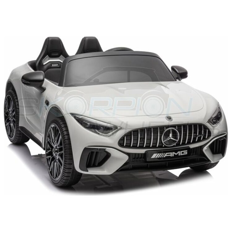 Ηλεκτροκίνητο παιδικό αυτοκίνητο Skorpion Mercedes Benz SL 63 AMG Original 12V Λευκό