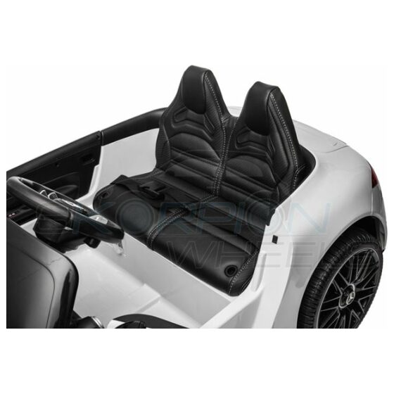 Ηλεκτροκίνητο παιδικό αυτοκίνητο Skorpion Mercedes Benz SL 63 AMG Original 12V Λευκό - Image 9