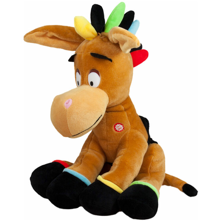 Λούτρινο παιχνίδι Donkey with Sound - Brown 35cm 040828-1