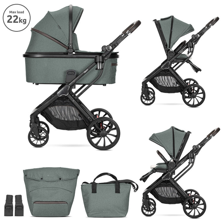 Πολυκαρότσι Lorelli Glory 2 in 1 Green 10021822518