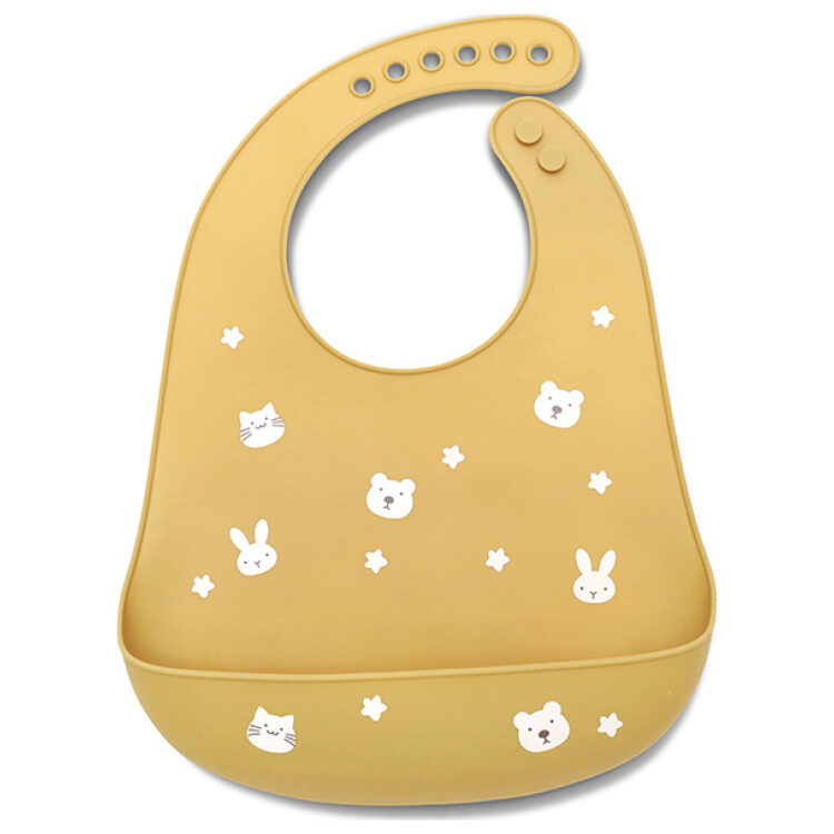 Σαλιάρα σιλικόνης Lorelli, Yellow 10230670001