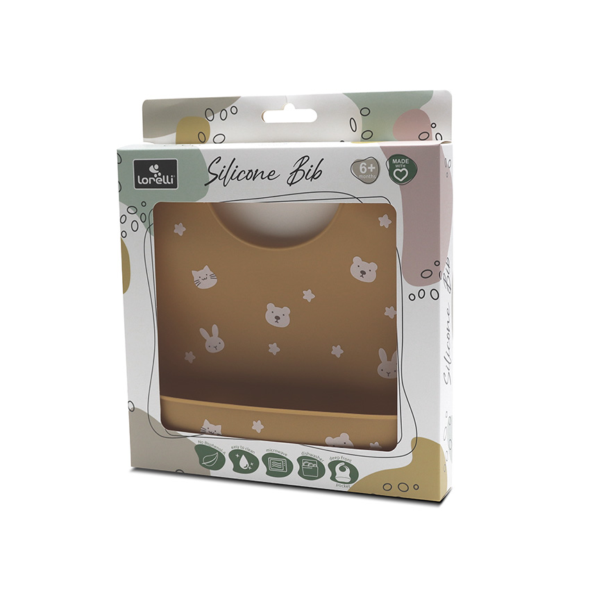 Σαλιάρα σιλικόνης Lorelli, Yellow 10230670001 - Image 2