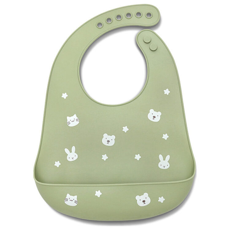 Σαλιάρα σιλικόνης Lorelli, Fresh Green 10230670004