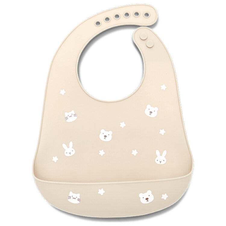 Σαλιάρα σιλικόνης Lorelli, Beige 10230670005